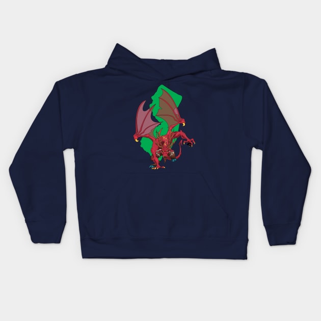 Jersey Devil Kids Hoodie by Tom Krohne